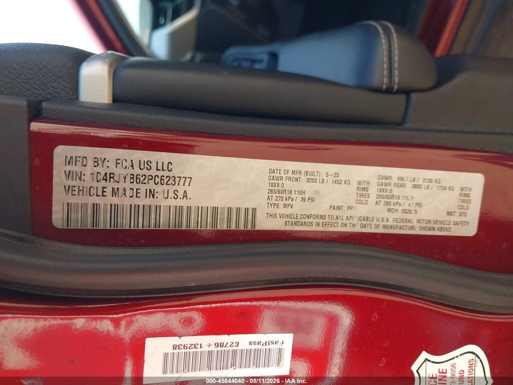 1C4RJYB62PC623777 2023 JEEP GRAND CHEROKEE 4XE photo no. 9