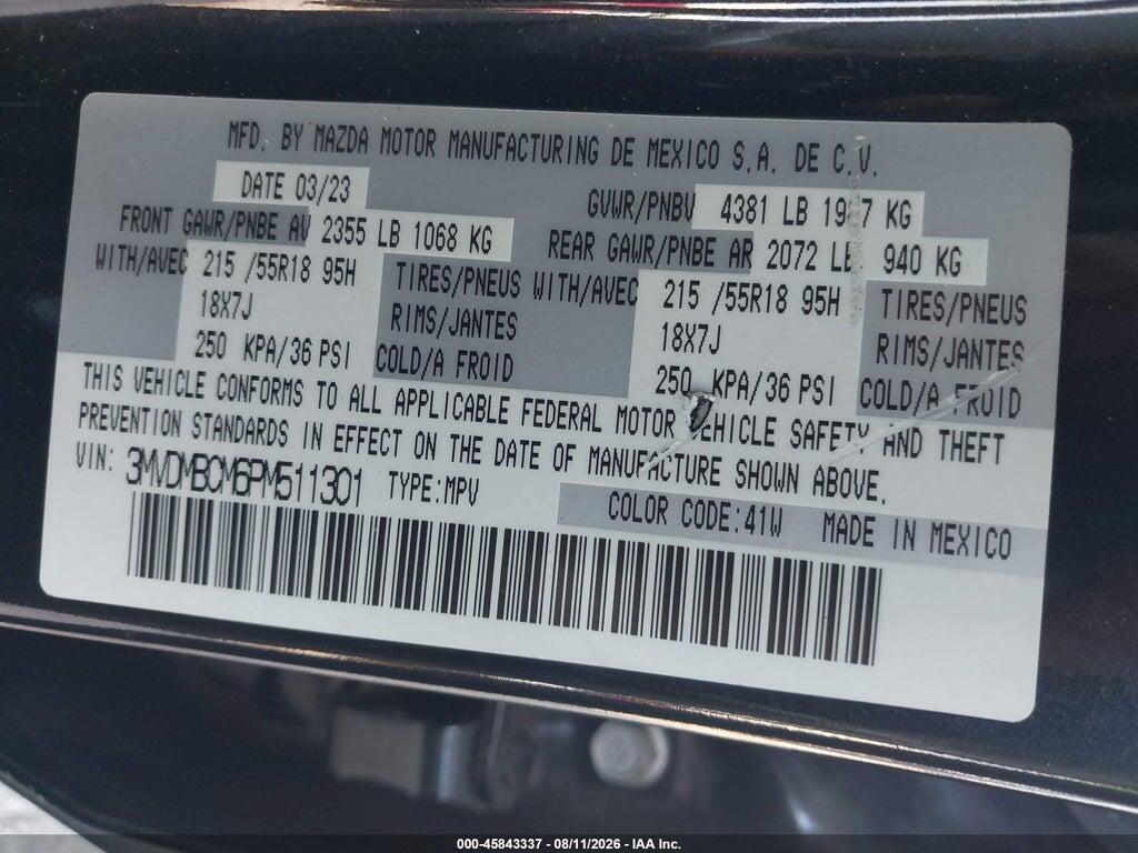 3MVDMBCM6PM511301 2023 MAZDA CX-30 photo no. 9