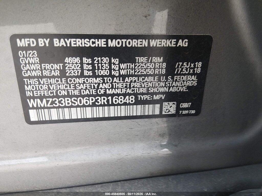 WMZ33BS06P3R16848 2023 MINI COUNTRYMAN photo no. 9