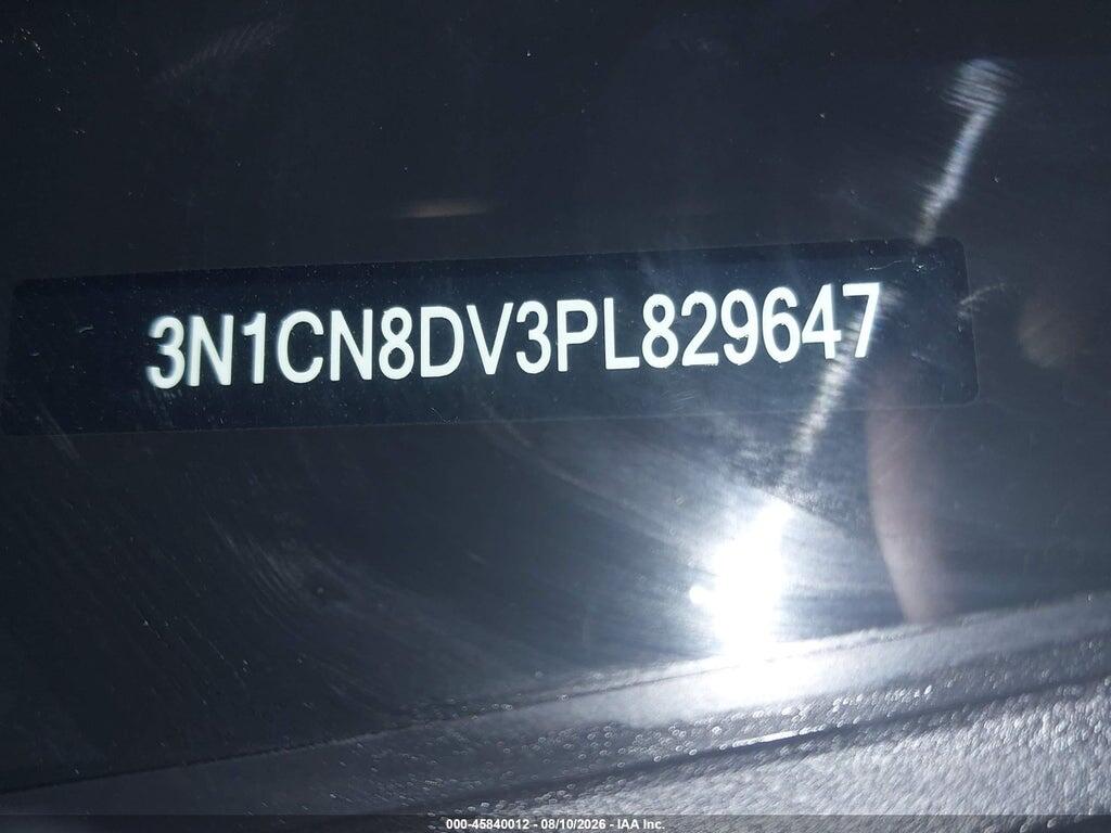 3N1CN8DV3PL829647 2023 NISSAN VERSA photo no. 9