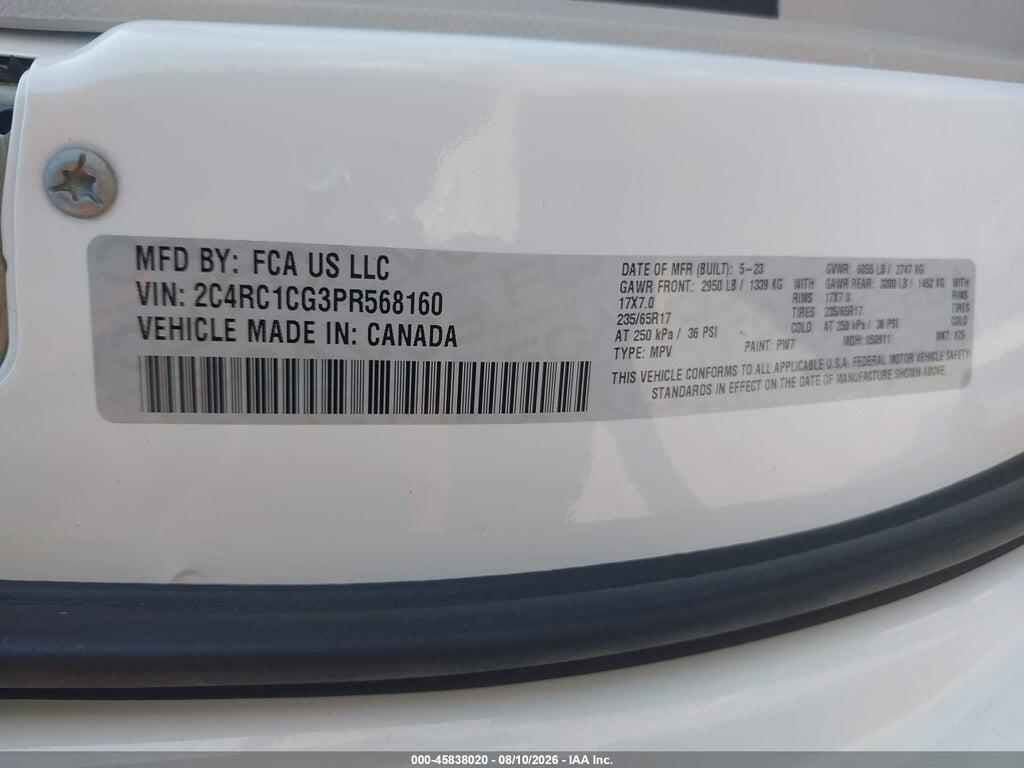 2C4RC1CG3PR568160 2023 CHRYSLER VOYAGER photo no. 4