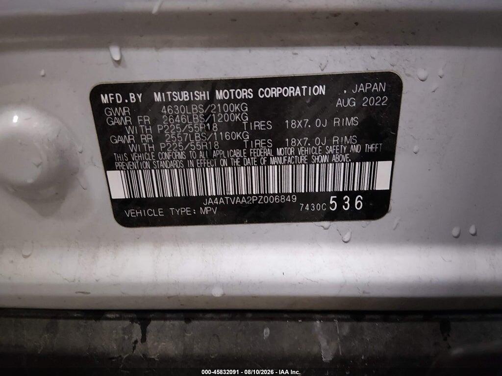 JA4ATVAA2PZ006849 2023 MITSUBISHI ECLIPSE CROSS photo no. 9