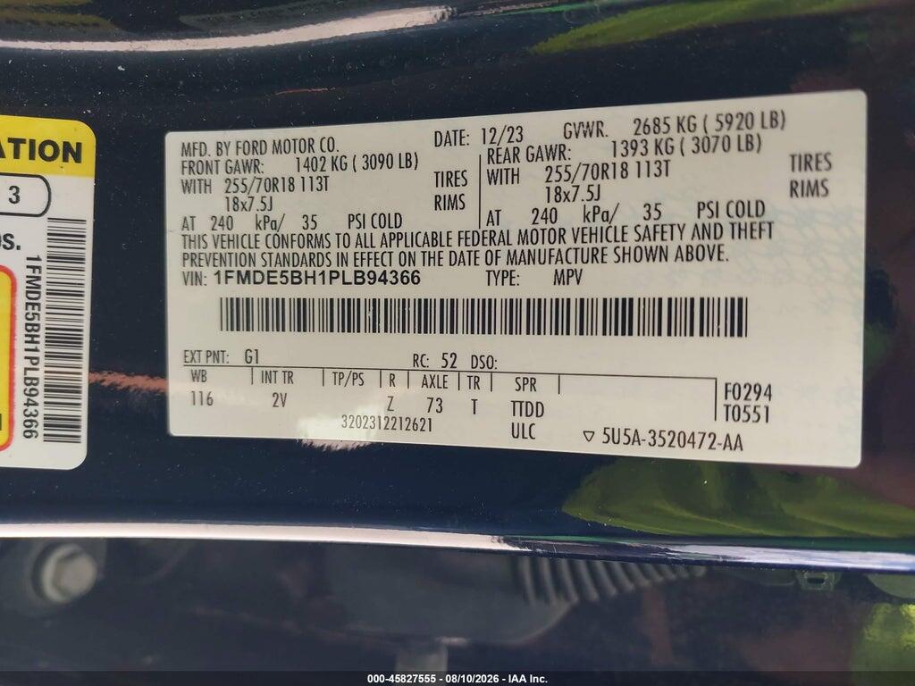 1FMDE5BH1PLB94366 2023 FORD BRONCO photo no. 9