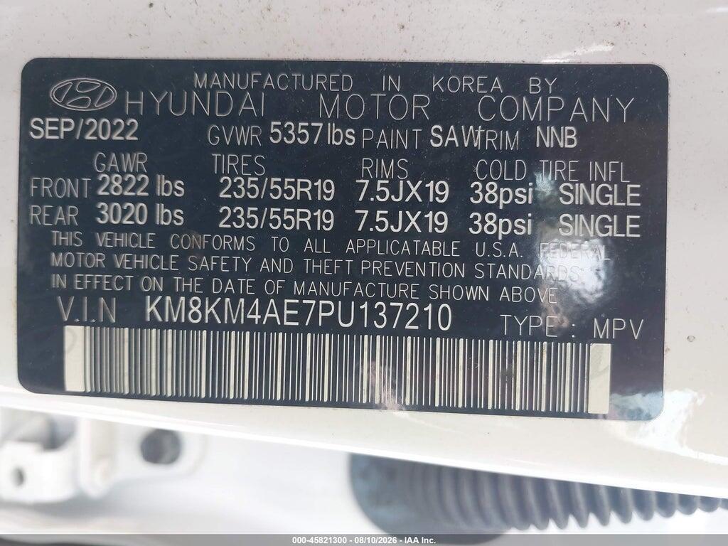 KM8KM4AE7PU137210 2023 HYUNDAI IONIQ 5 photo no. 9