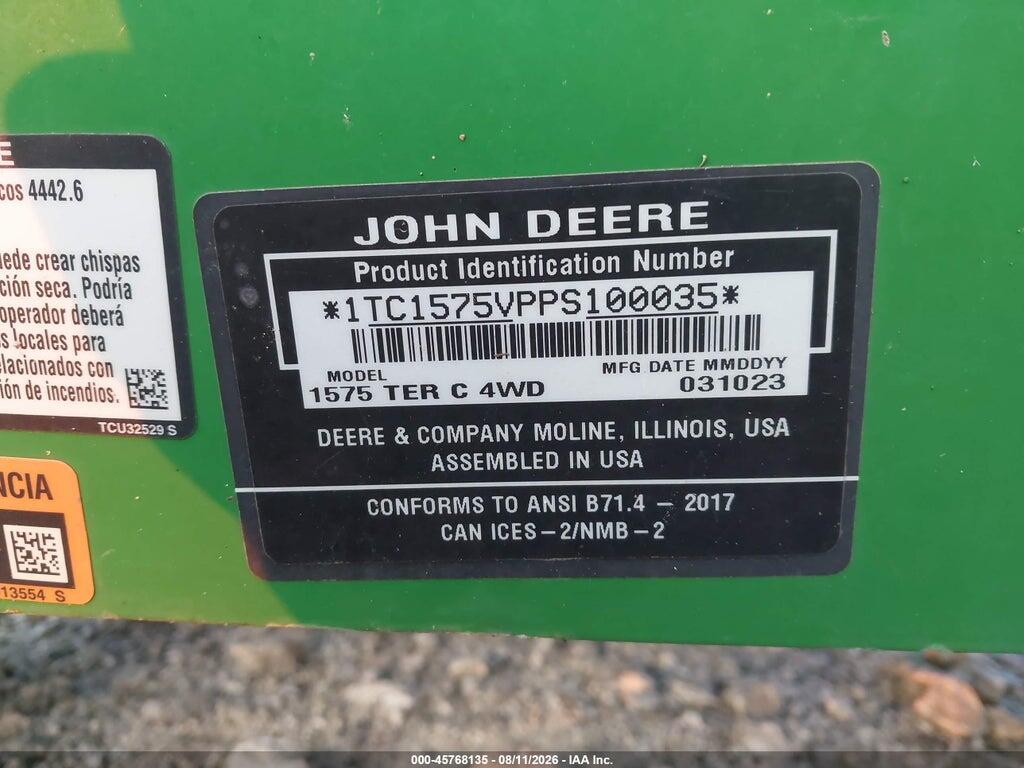 1TC1575VPPS100035 2023 JOHN DEERE OTHER photo no. 9