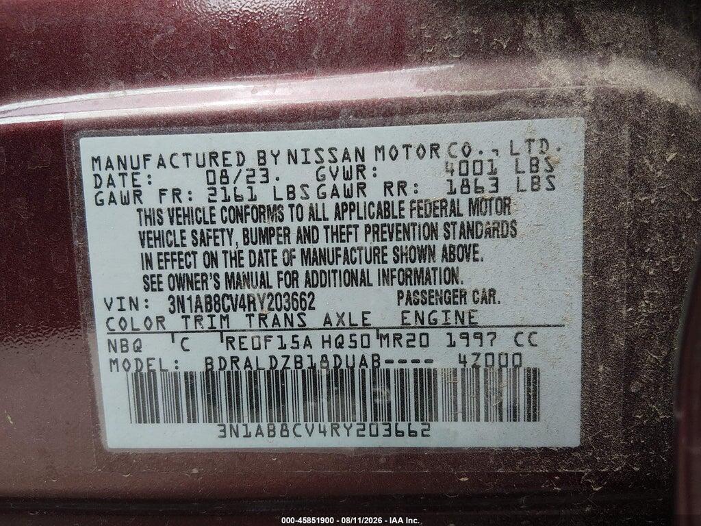 3N1AB8CV4RY203662 2024 NISSAN SENTRA photo no. 9