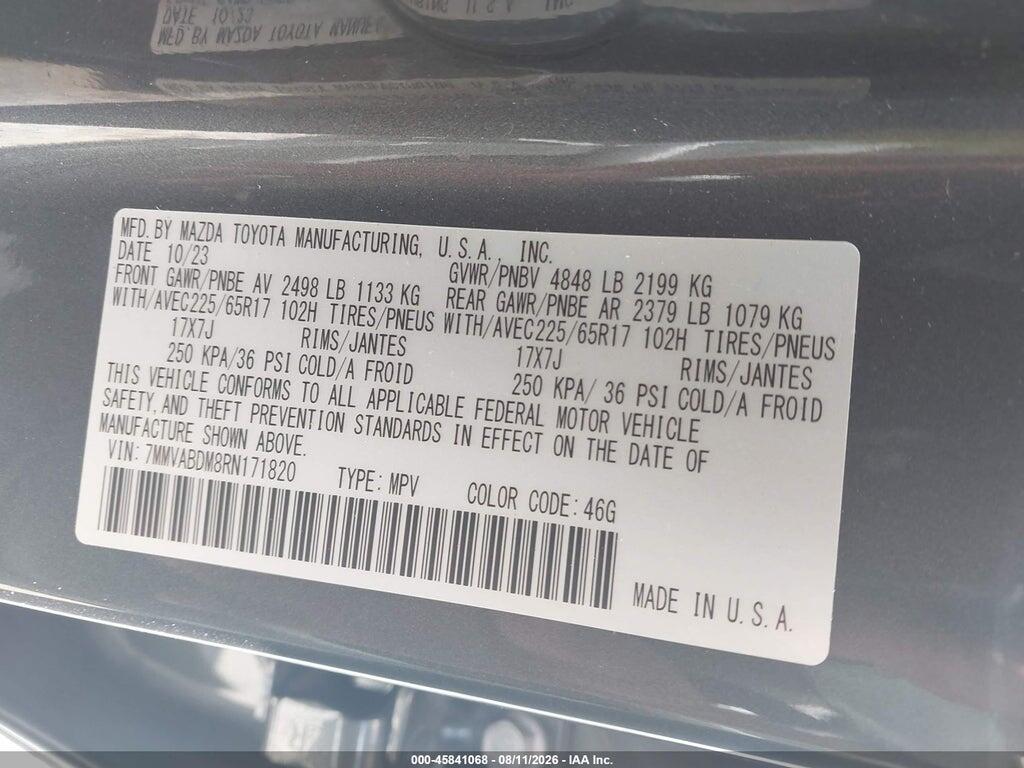 7MMVABDM8RN171820 2024 MAZDA CX-50 photo no. 9