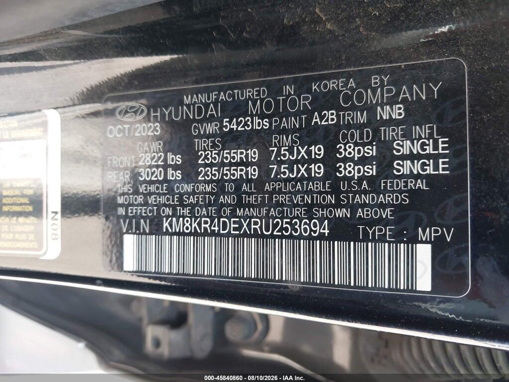 KM8KR4DEXRU253694 2024 HYUNDAI IONIQ 5 photo no. 9