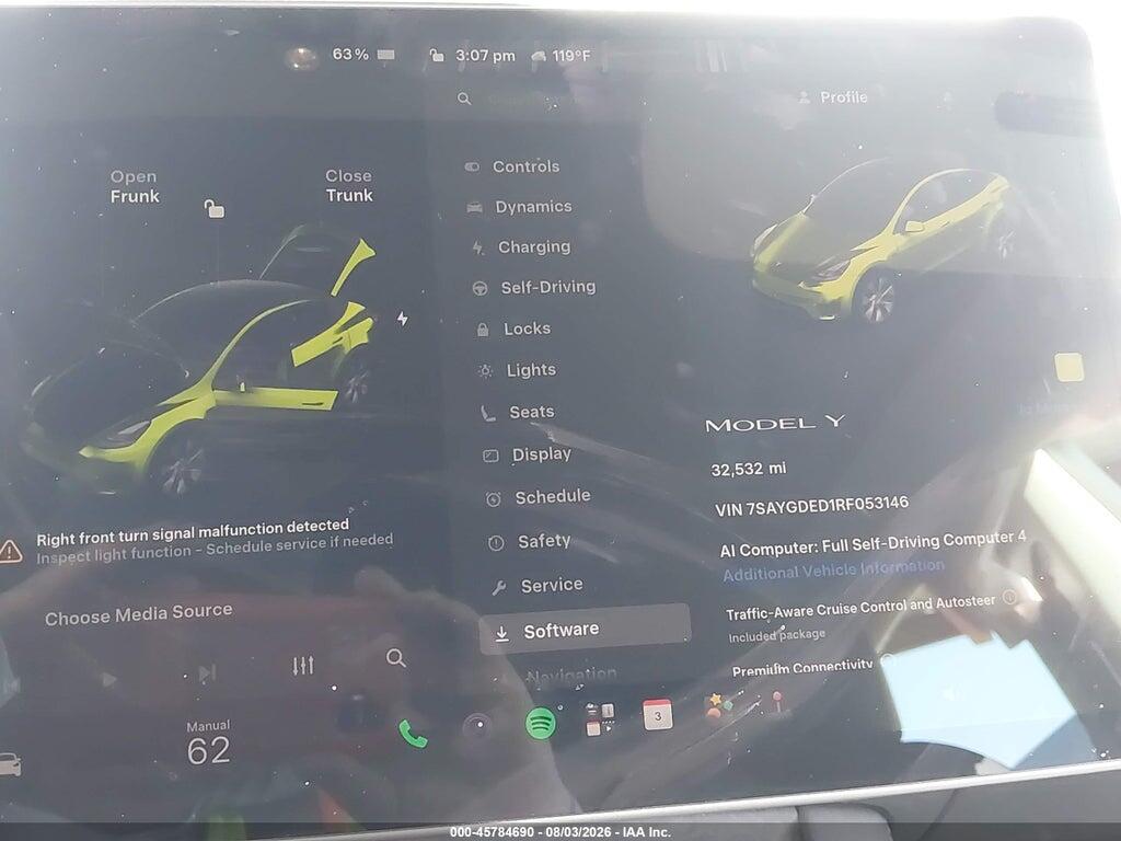 7SAYGDED1RF053146 2024 TESLA MODEL Y photo no. 7