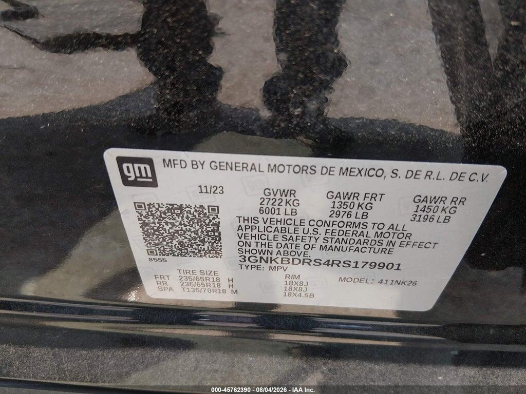 3GNKBDRS4RS179901 2024 CHEVROLET BLAZER photo no. 9