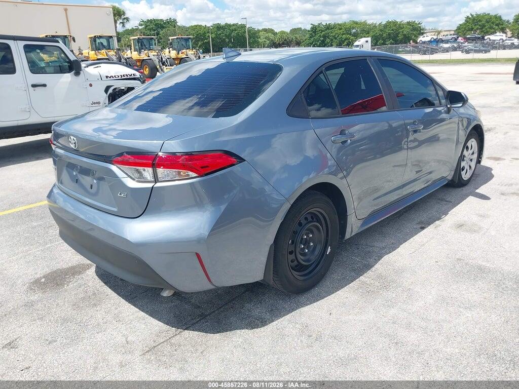 5YFB4MDE4SP260887 2025 TOYOTA COROLLA photo no. 4