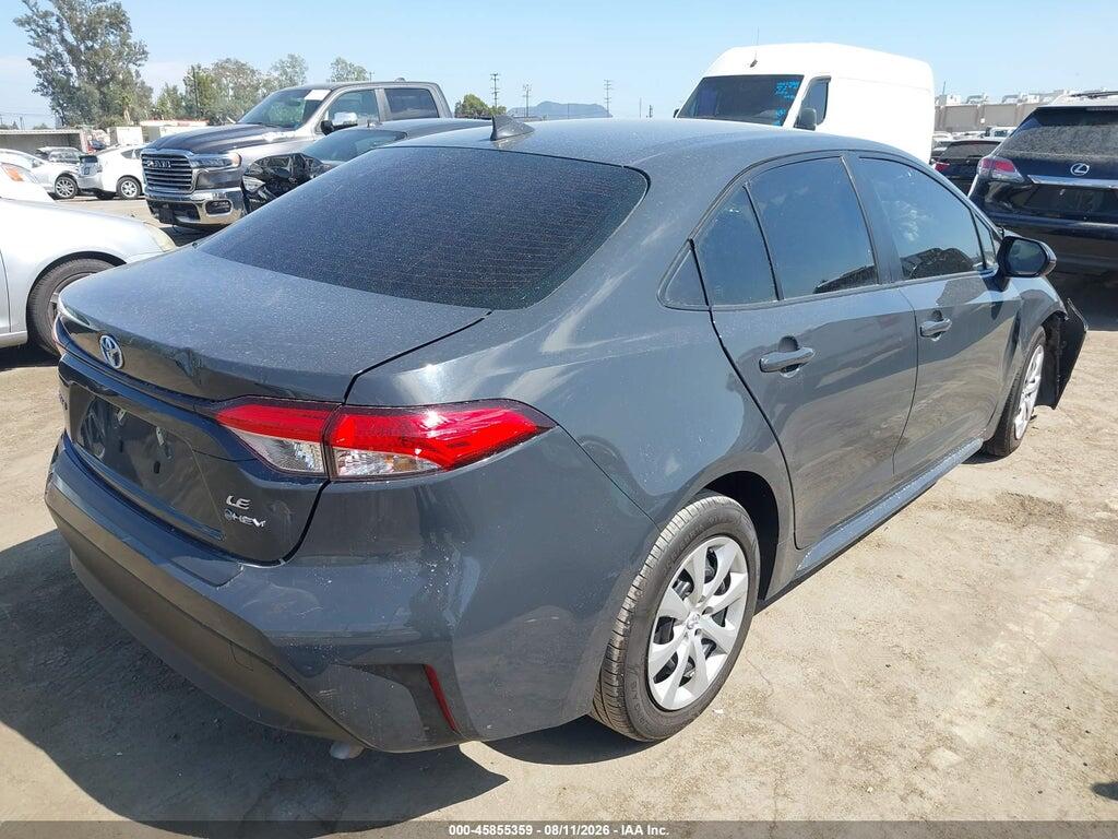 JTDBCMFE4S3090989 2025 TOYOTA COROLLA photo no. 4