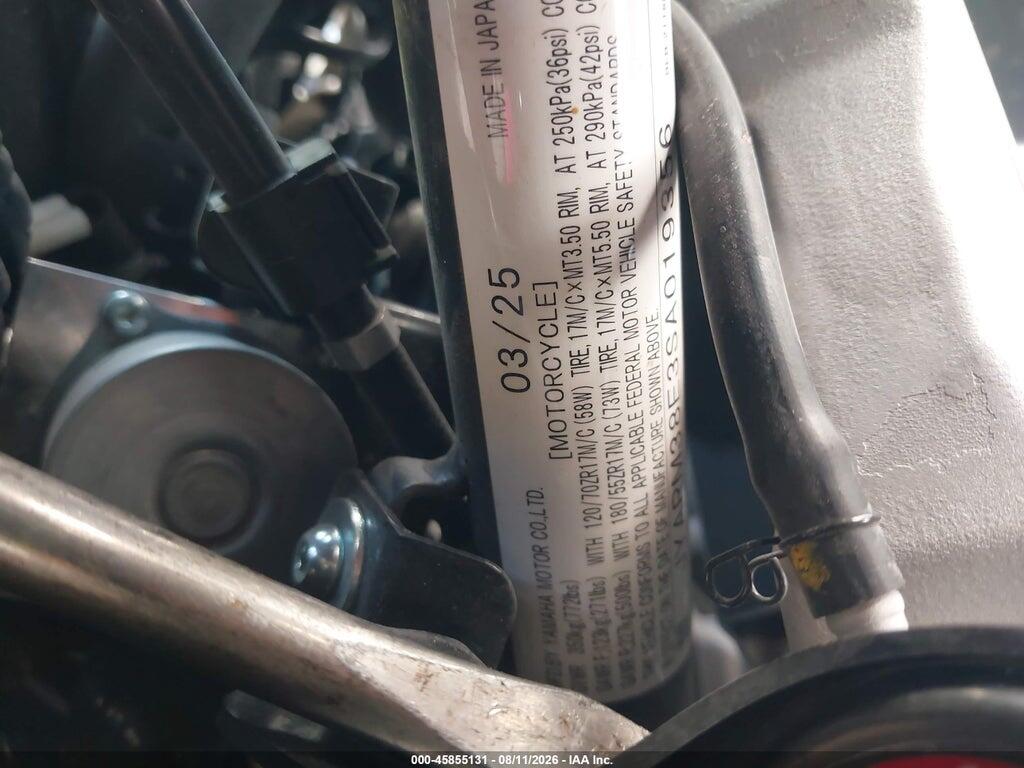 JYARM38E3SA019356 2025 YAMAHA YZFR7 photo no. 10