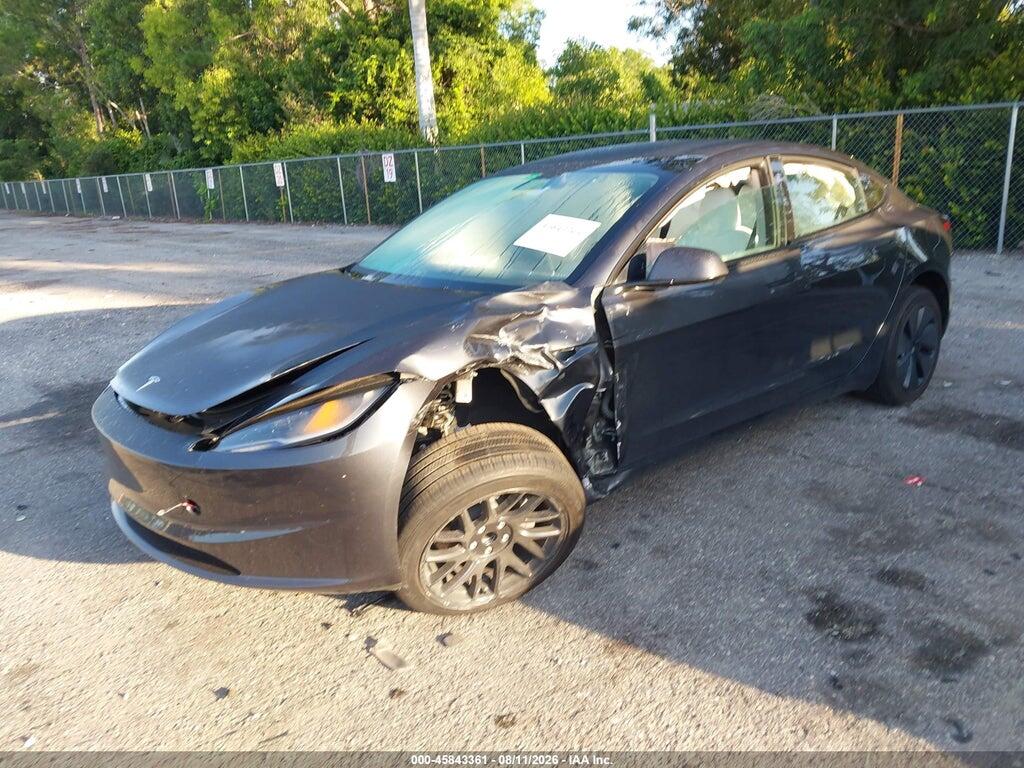5YJ3E1EA7SF051490 2025 TESLA MODEL 3 photo no. 2