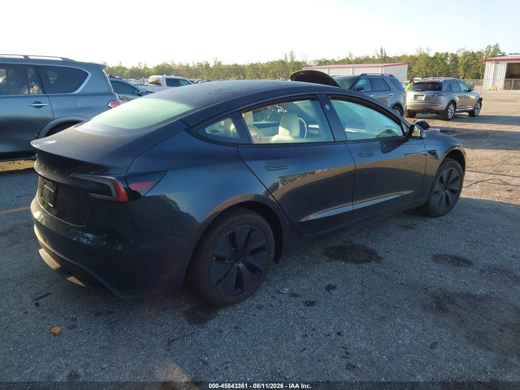 5YJ3E1EA7SF051490 2025 TESLA MODEL 3 photo no. 4