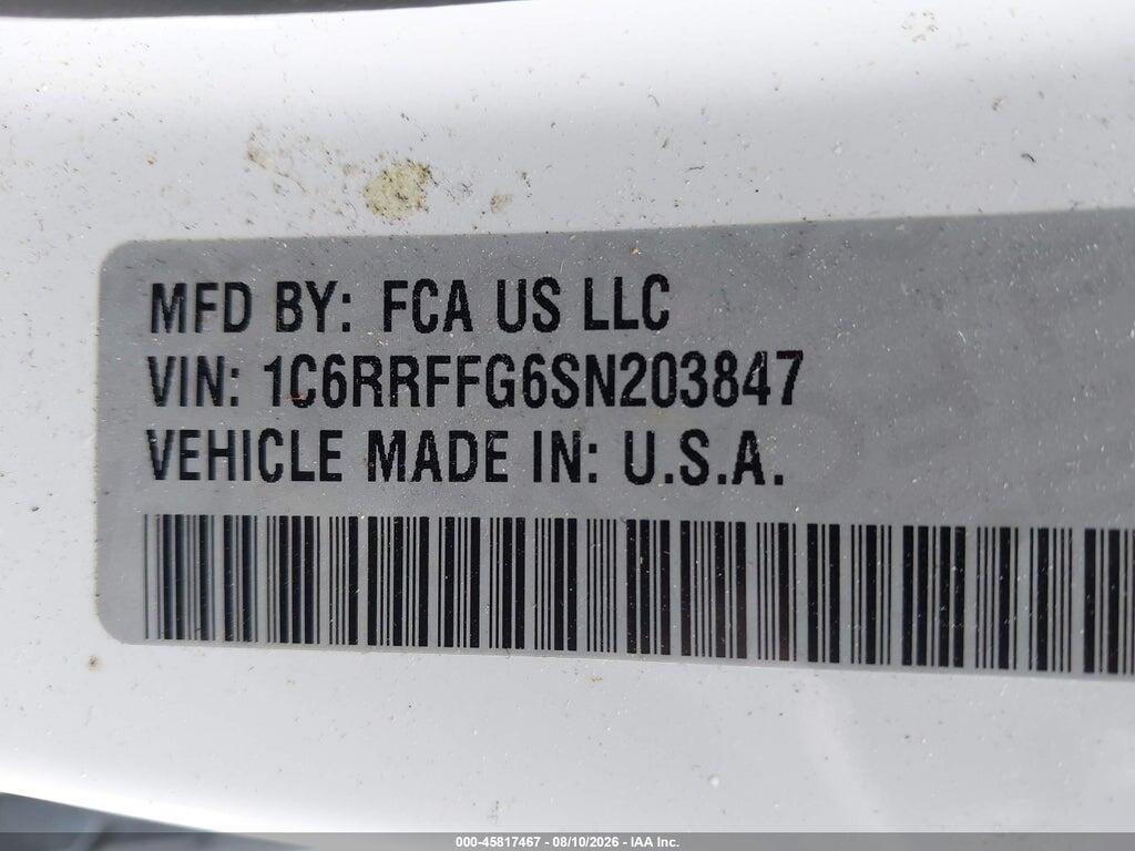 1C6RRFFG6SN203847 2025 RAM 1500 photo no. 9