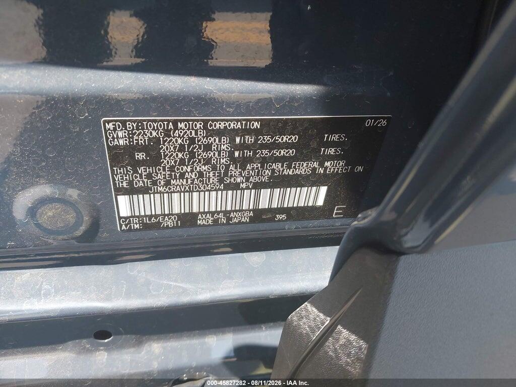 JTM6CRAVXTD304594 2026 TOYOTA RAV4 photo no. 9