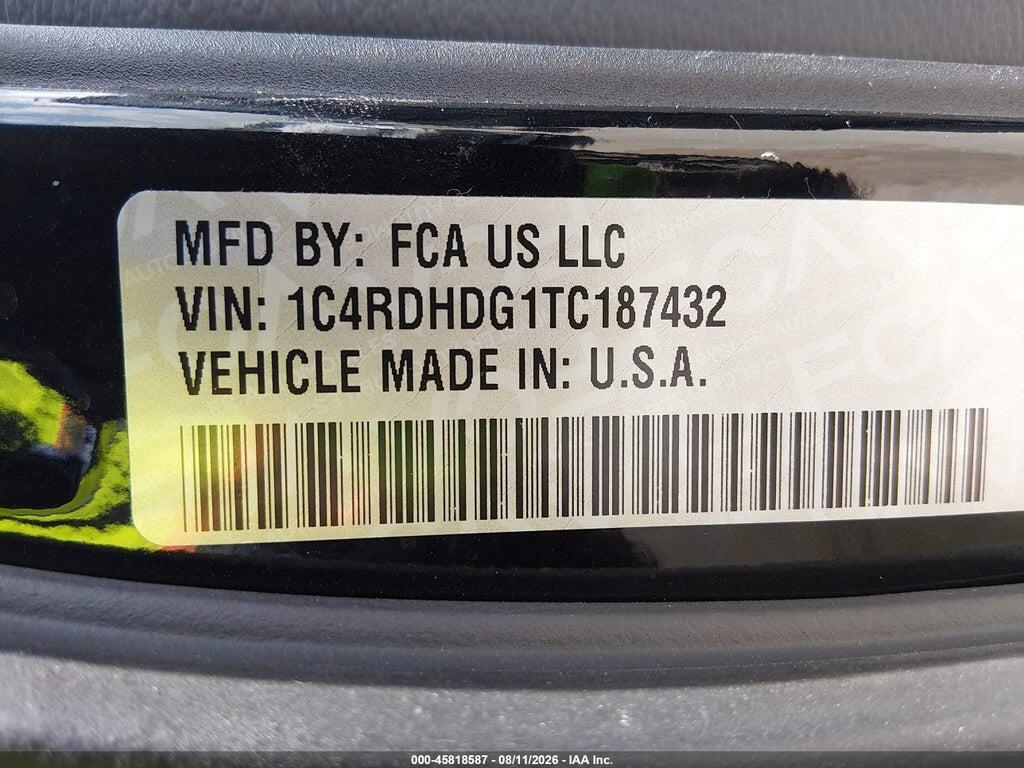 1C4RDHDG1TC187432 2026 DODGE DURANGO photo no. 9