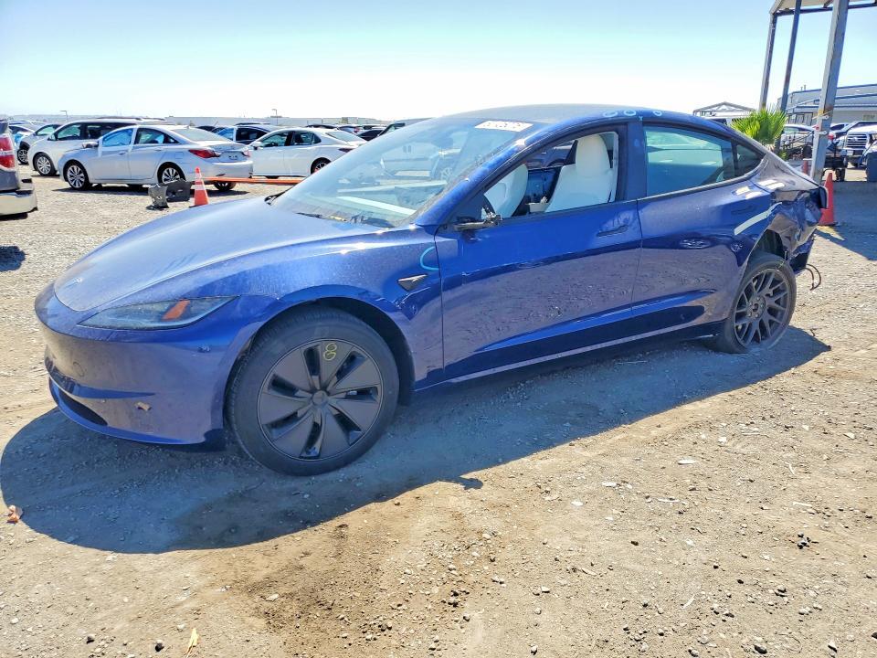 5YJ3E1EA5SF003504 2025 TESLA MODEL 3 photo no. 1