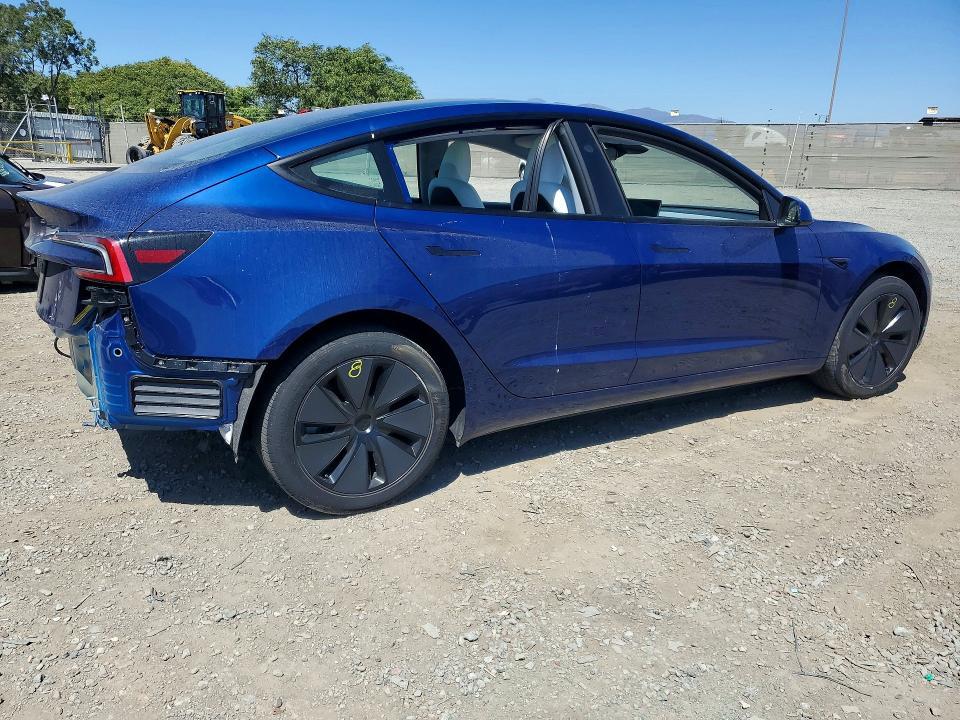 5YJ3E1EA5SF003504 2025 TESLA MODEL 3 photo no. 3