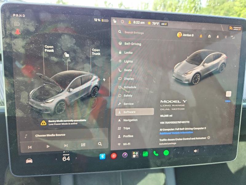 2022 TESLA MODEL Y — Фото 9 из 12
