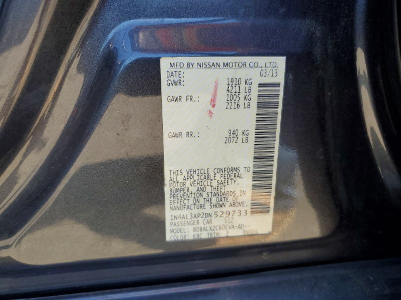 1N4AL3AP2DN529733 2013 NISSAN ALTIMA photo no. 12