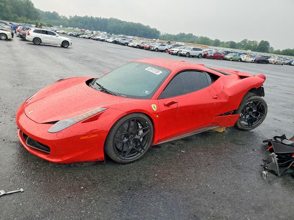 2012 FERRARI 458 ITALIA ZFF67NFAXC0184744