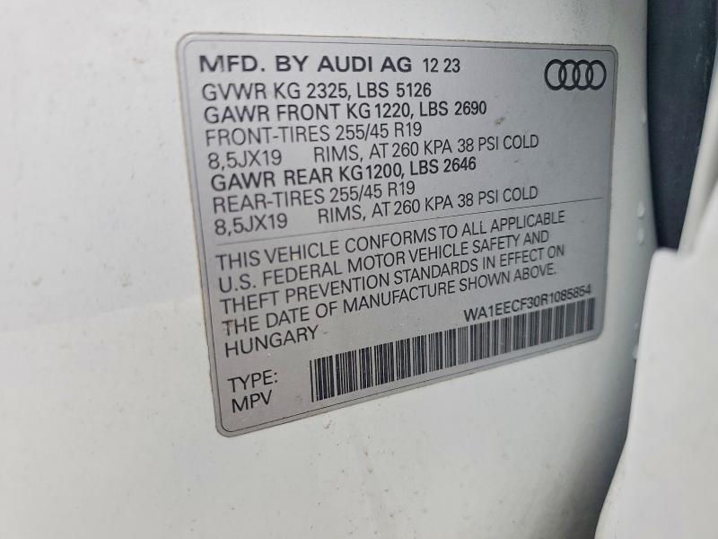 2024 AUDI Q3 PREMIUM PLUS S LINE 45 — Фото 14 из 14