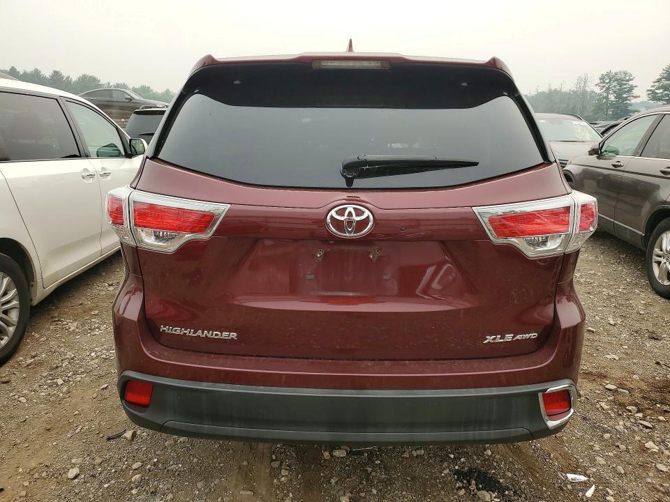 2016 TOYOTA HIGHLANDER XLE — Фото 6 из 12