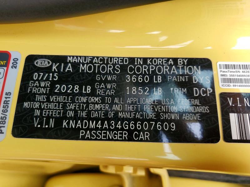 2016 KIA RIO LX — Фото 12 из 12