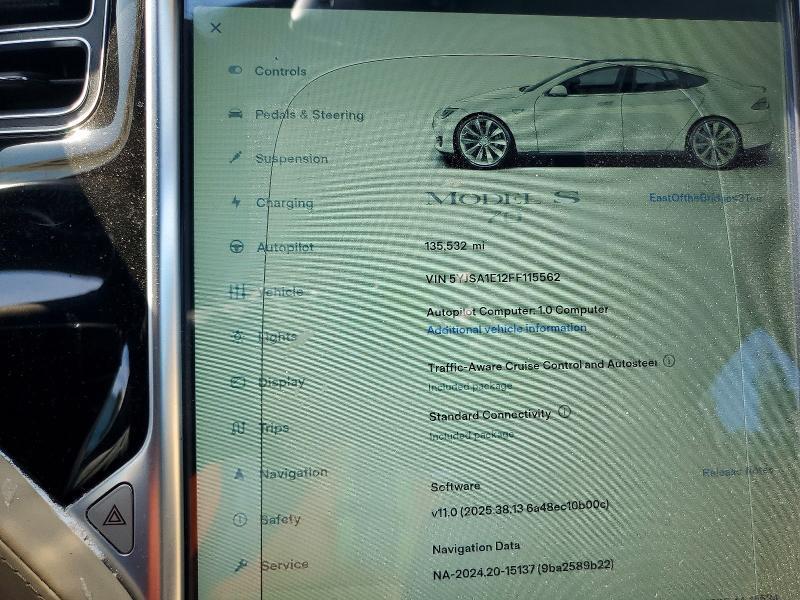2015 TESLA MODEL S — Фото 9 из 13