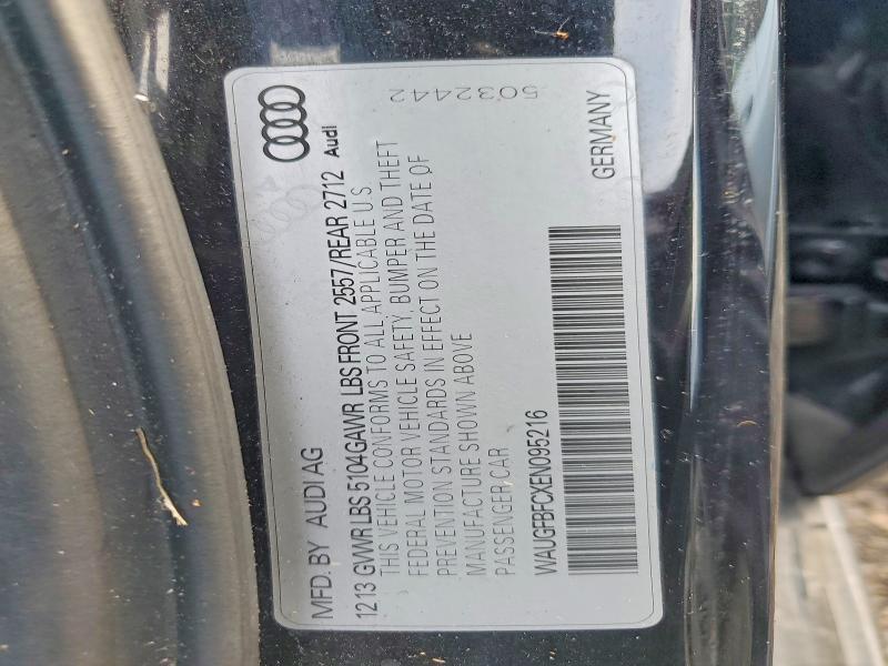 2014 AUDI A6 PREMIUM PLUS — Фото 12 из 12