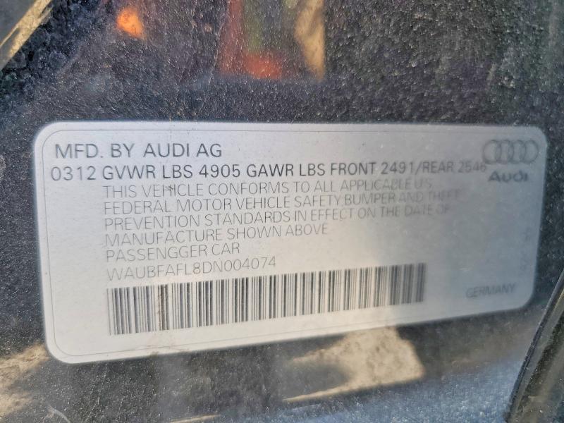 2013 AUDI A4 PREMIUM — Фото 13 из 13