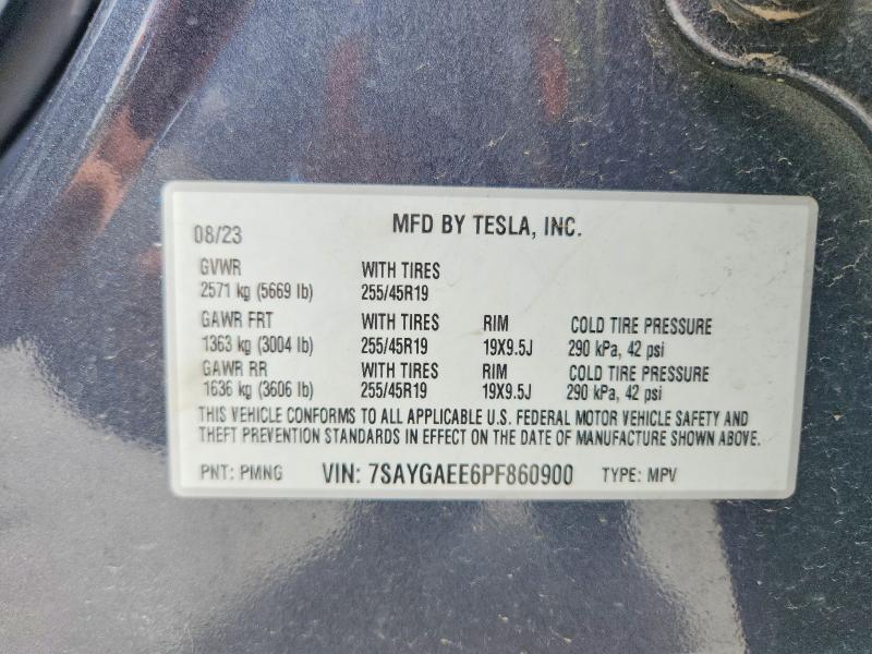 2023 TESLA MODEL Y — Фото 12 из 12