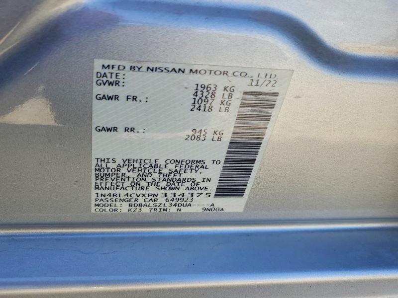 2023 NISSAN ALTIMA SR — Фото 13 из 13