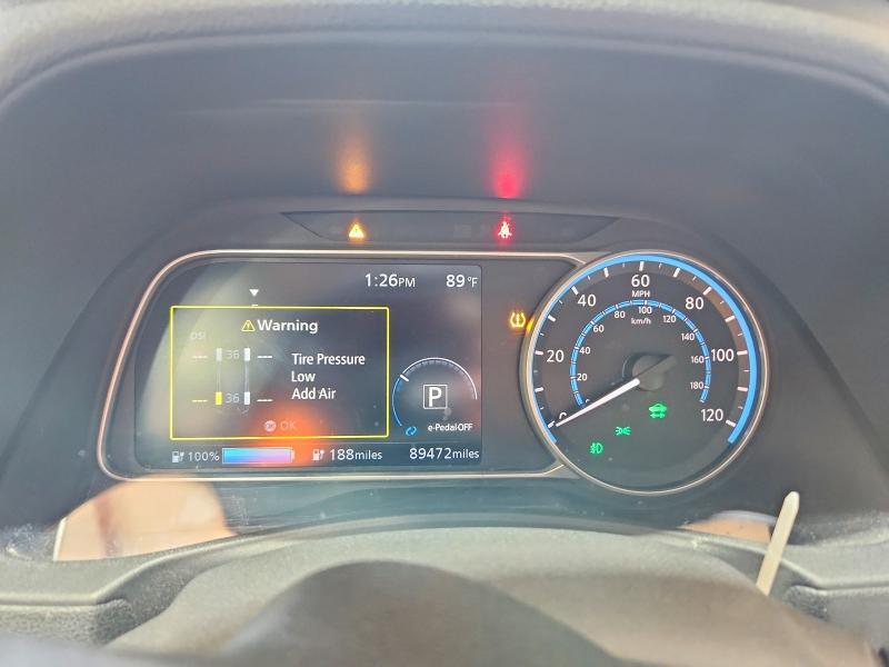 1N4BZ1CP2KC316262 2019 NISSAN LEAF photo no. 9