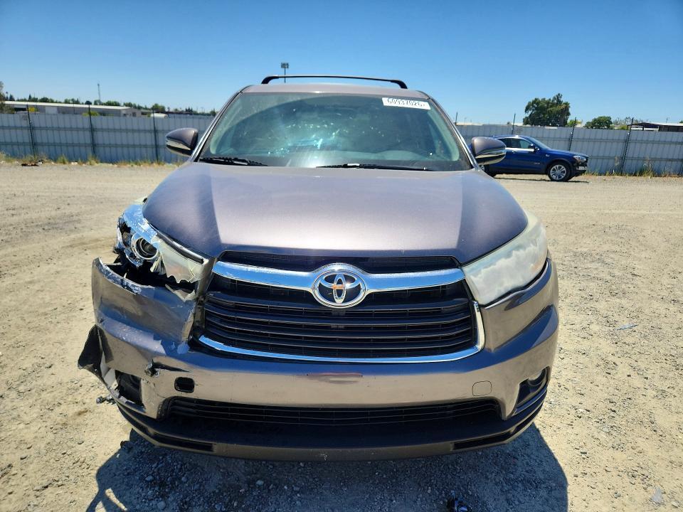 5TDBKRFH5GS227776 2016 TOYOTA HIGHLANDER photo no. 5