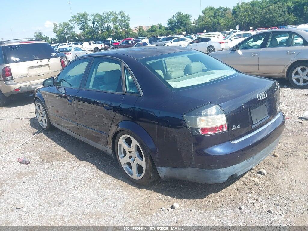 WAULC68EX2A187734 2002 AUDI A4 photo no. 3