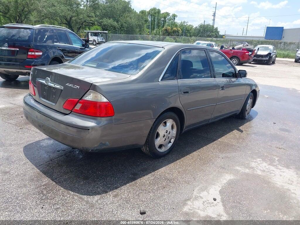 4T1BF28B63U324295 2003 TOYOTA AVALON photo no. 4