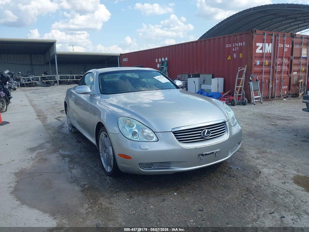 2003 LEXUS SC 430 JTHFN48YX30037623