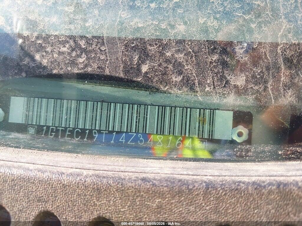 1GTEC19T14Z348164 2004 GMC SIERRA 1500 photo no. 9