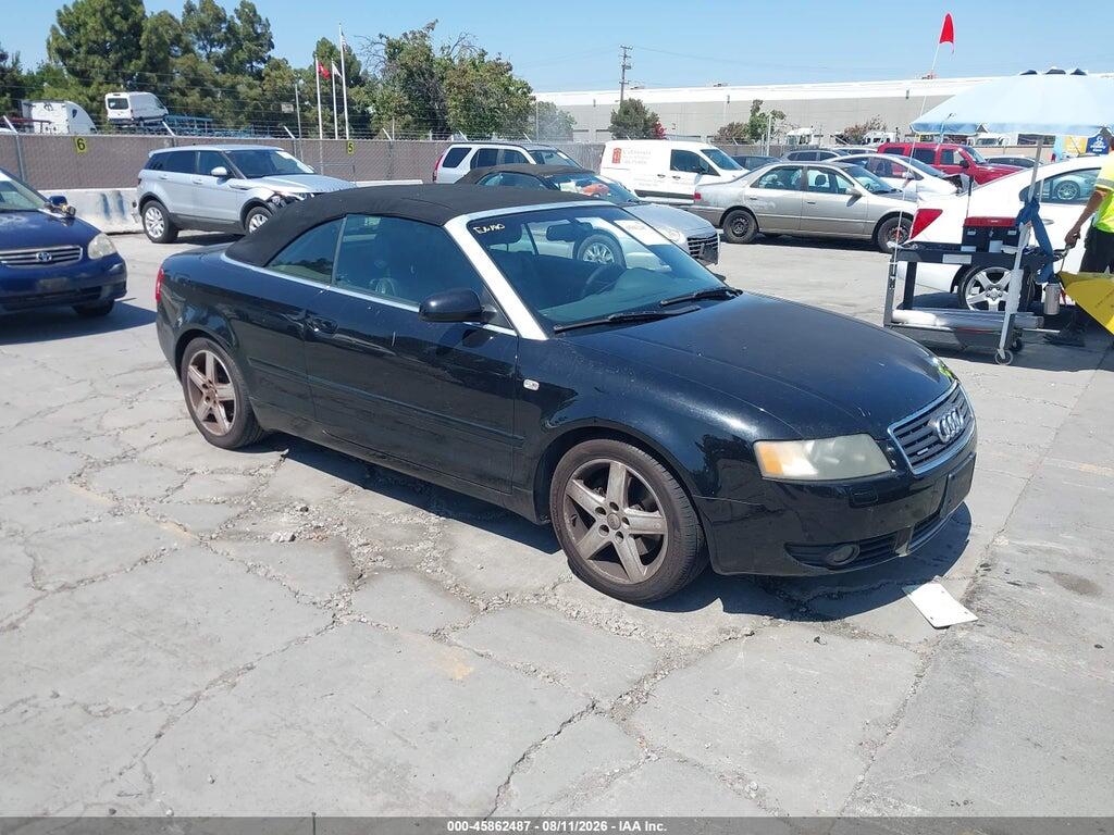 2005 AUDI A4 WAUDT48H25K008524