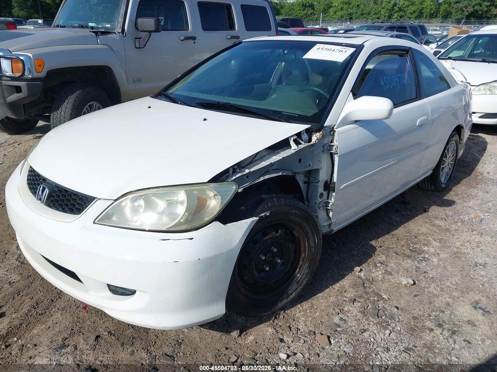 1HGEM22925L005290 2005 HONDA CIVIC photo no. 2