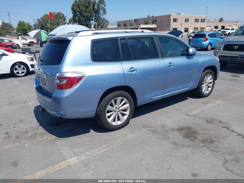 JTEEW44A792027482 2009 TOYOTA HIGHLANDER HYBRID photo no. 4