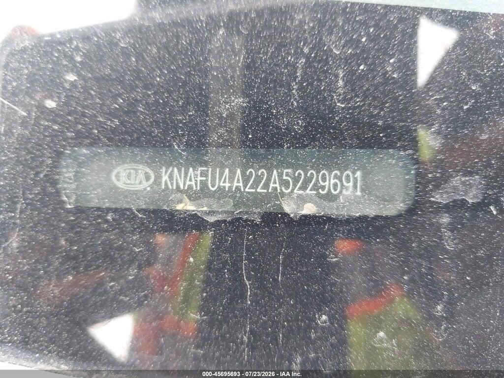 KNAFU4A22A5229691 2010 KIA FORTE photo no. 12