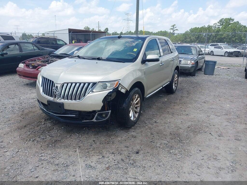 2LMDJ6JKXBBJ18835 2011 LINCOLN MKX photo no. 2