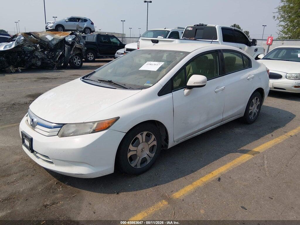 JHMFB4F28CS008536 2012 HONDA CIVIC HYBRID photo no. 2
