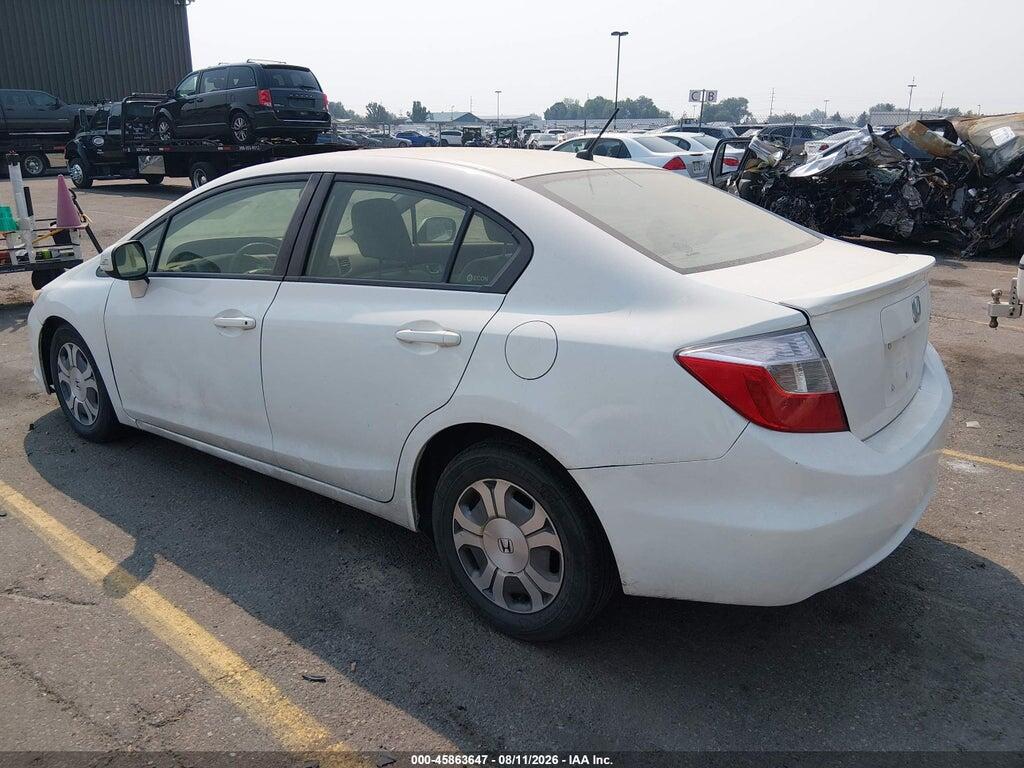 JHMFB4F28CS008536 2012 HONDA CIVIC HYBRID photo no. 3