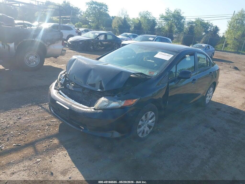 19XFB2F53CE306267 2012 HONDA CIVIC photo no. 2
