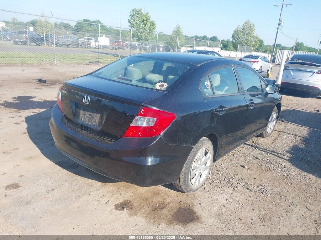 19XFB2F53CE306267 2012 HONDA CIVIC photo no. 4